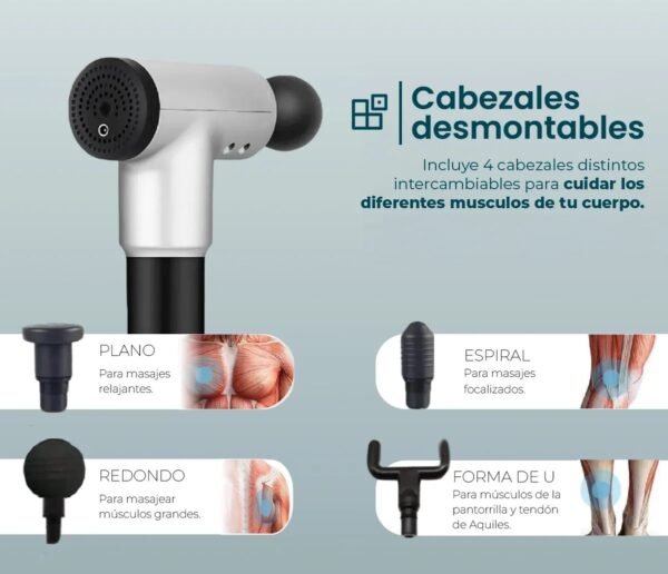 Pistola Masajeadora Muscular - Fascial Gun KH-320